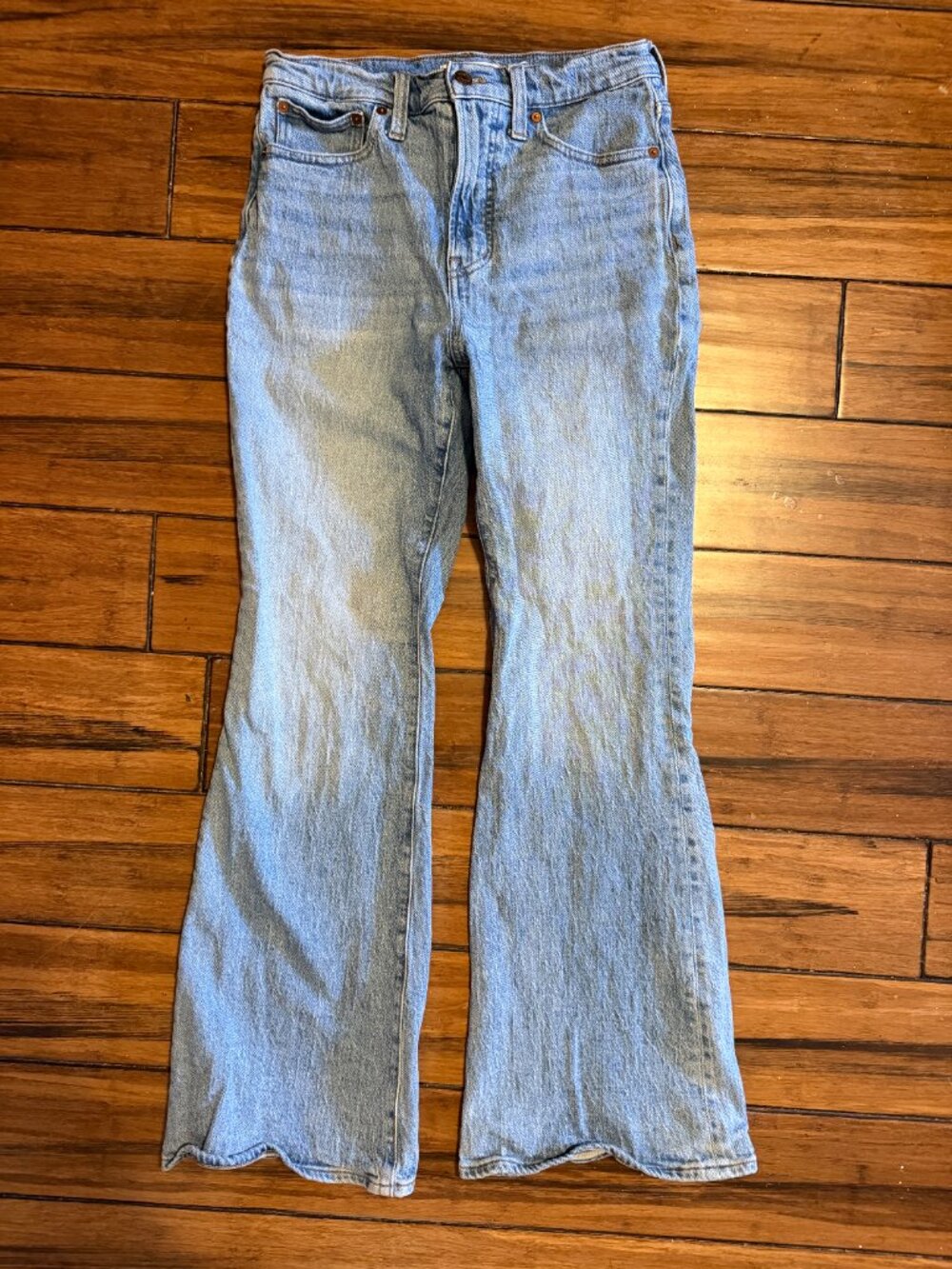 Madewell The Perfect Vintage Flare Jeans Light Wash